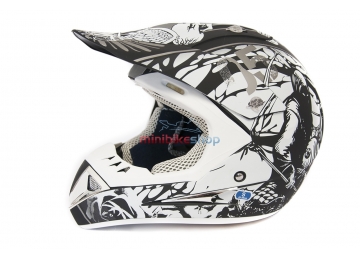 Motocrossová prilba Heipe H1 Skull- Čierna Motocrossová prilba Heipe H1 Skull- Čierna