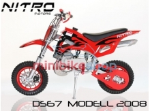 Minocross DS67, čierná-červená