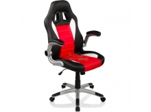Kancelárska stolička Monza Racing Black - Red
