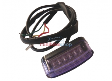Zadné mini ľad svetlo pre elektrické kolobežky 48V - 60V