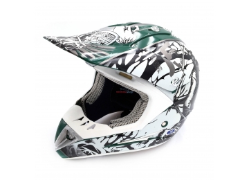 Motocrossová prilba Heipe H1 Skull- Zelená Motocrossová prilba Heipe H1 Skull- Zelená