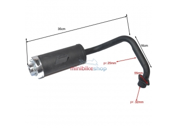 Výfuk kompletné Buggy 125