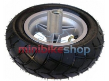 Zadné koleso na minibike - ráfik + pneu