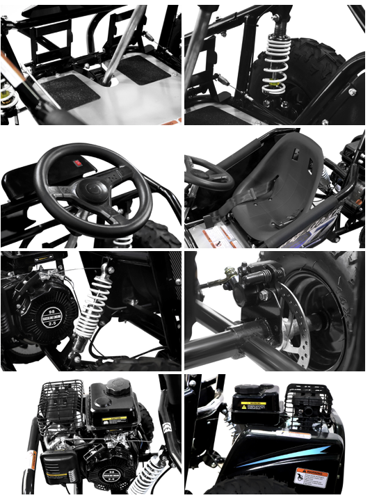 Detská bugina 98 ccm – detail